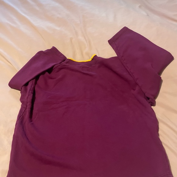 Vintage Benetton Spell out crop style Sweatshirt made in Italy size large - Picture 5 of 5